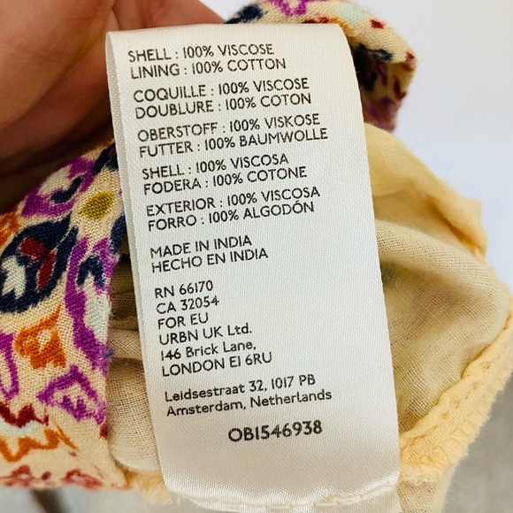 Free People floral Isla halter open back mini dress size small - Picture 14 of 16